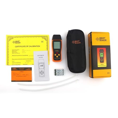 ST510高精度数字压差计手持压力表管道流P气压风速压力检测仪