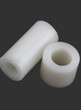 黑白现货abes直通柱空心间隔柱圆体柱塑料垫隔离柱绝缘柱9-5.5