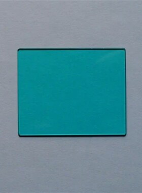 光学青蓝色玻璃滤光片 可见光通u过滤镜  滤波片QB21 33*46*1mm
