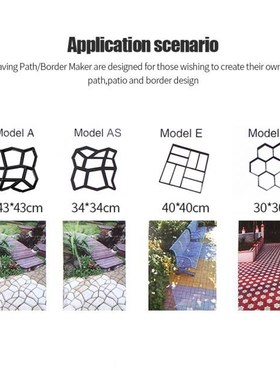 NEW Pacving Path Border Maker Path Molder Reusable Concrete