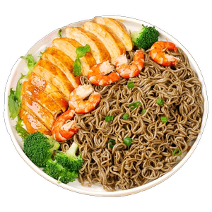 0荞麦面条全麦粗粮泡面代餐主食低火鸡葱油拌面方便面整箱批发