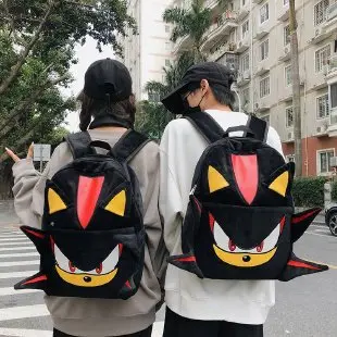 索尼克书包2025新款大容量学生书包音速小子刺猬鼠双肩包情侣背包