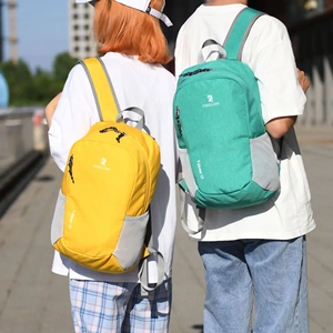 鹰朗新款双肩包休闲小背包旅行游超轻便学生户外男女简约防水潮