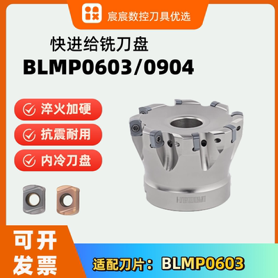 BLMP0603快进给刀盘刀片双面可用