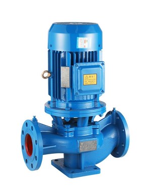 工业管路增压循环水泵ISG立式单级离心泵DN25/J50/65/80/100管道