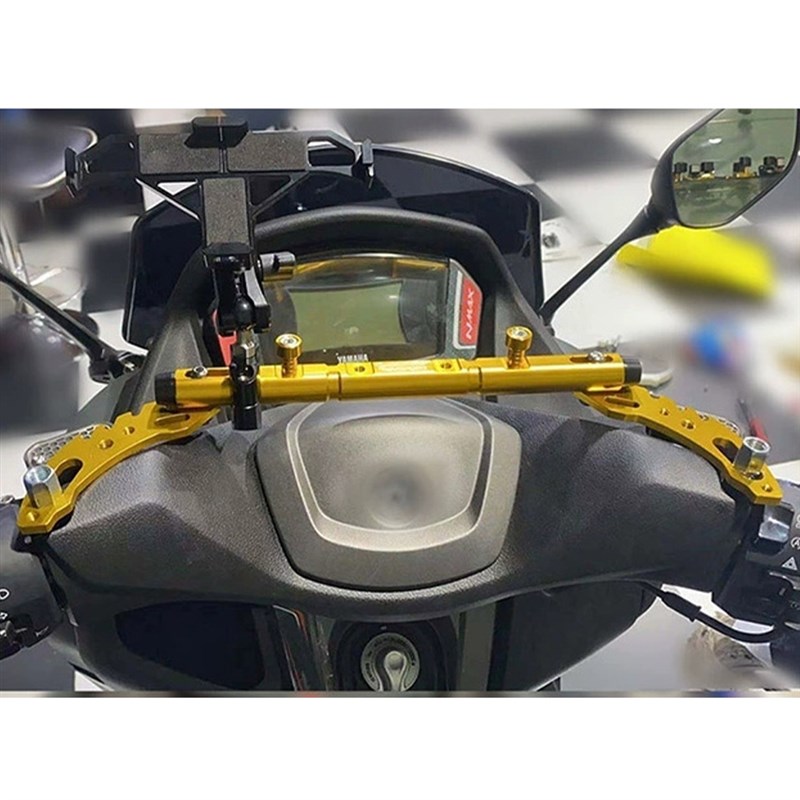 适用光阳ST250巡弋150改装多功能扩展平衡杆车头横杆NMAX1Y55 PCX