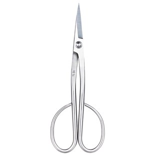 盆景叶芽剪园艺修枝尖头剪刀插花D剪小枝叶剪盆栽制作造型不锈钢