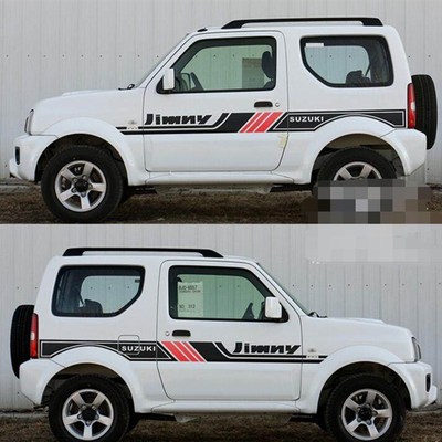 适用于铃木吉f姆尼拉花车贴 JIMNY车身彩条个性装饰贴纸越野车贴