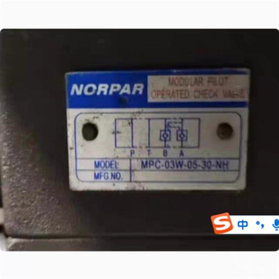 NORPAR液压阀PRVC-G10-3-20-yNH 单向节流阀MTC-02/03W-K-20-NHA