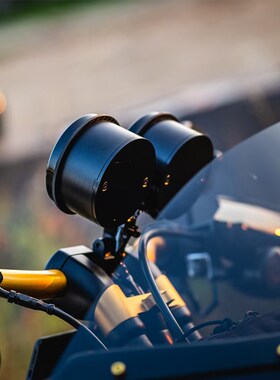 Cyclops适用于哈雷软s尾可调双仪表套件 DS风格街霸碳纤维单仪表