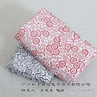 JK21#民族风拔染花布 床单被套E面料 夏季清新单色小点欧美风