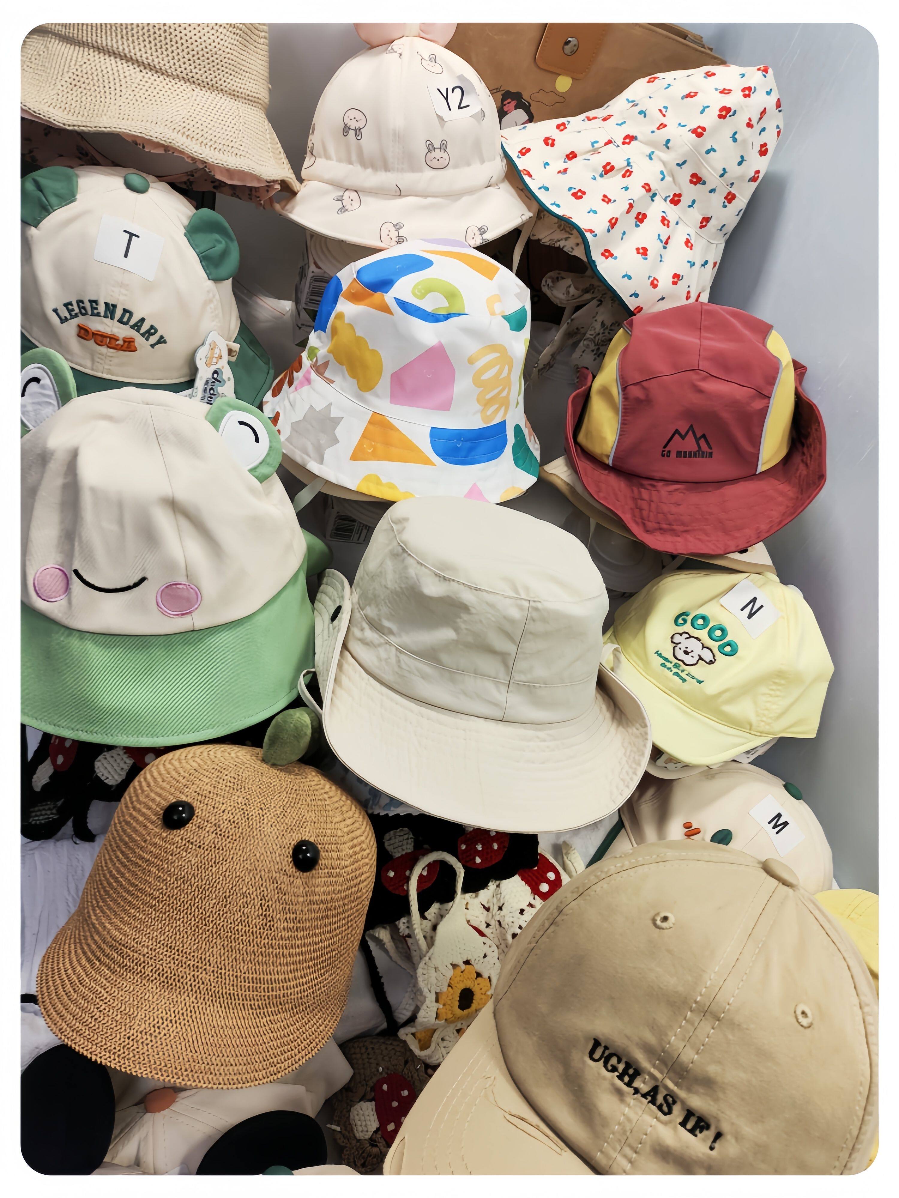 (直播专用)男宝女宝春夏季薄款渔夫帽婴幼儿防晒鸭舌帽宫廷帽盆帽