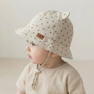 (春款专拍)可爱风儿童春秋季可爱帽子男宝女宝休闲帽棒球帽渔夫帽