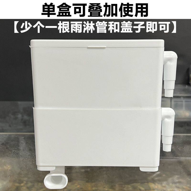 小型家用鱼缸迷你过滤盒三合一壁挂式超静音增氧循环净水器过滤器