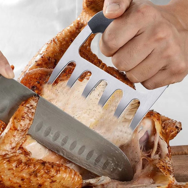 不锈钢熊爪分肉器分离器熟食撕肉器烧烤BBQ多功能工具神器