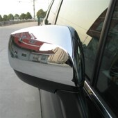 18款 斯巴鲁森林人后视镜罩J改装 倒车镜装 适用于13 饰电镀装 饰贴壳