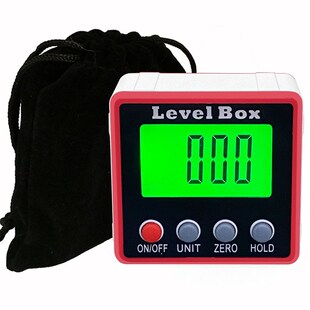 数显倾角仪角度尺测量倾斜角度带背光可携式强磁Z数显倾角盒
