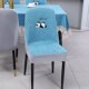 2024加厚弧形k椅子套罩通用现代保护座坐垫餐桌皮板凳家马马小