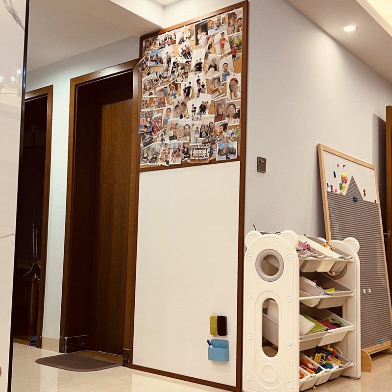 实木框多功能组合白板软r木板黑板家用照片墙创意定制便签记事墙,文具电教/文化用品/商务用品,白板,淘宝优惠券,粉丝福利购,淘宝优惠卷