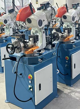 350B半自动气动切管机 无毛刺钢管铁管等金属管件切割机器