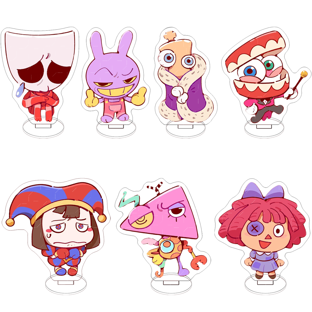 神奇数字马戏团周边立牌卡通动漫角色亚克力立牌摆件可爱桌面装饰