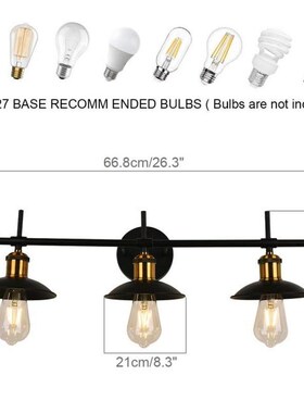 Retro Style jWall Lights E27 85-265V Wall Lamp Vintage LED W