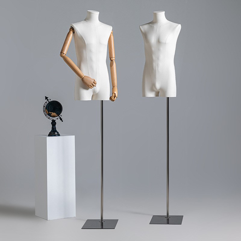 潮牌男模特道具全身n人体展示架韩版服装店橱窗半身人偶模特架子