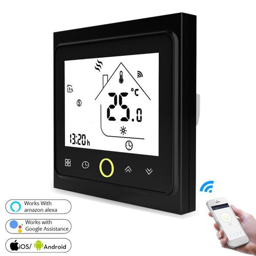 WIFI电地暖温控器 涂鸦智能家居appG遥控语音控制WiFi采暖开关