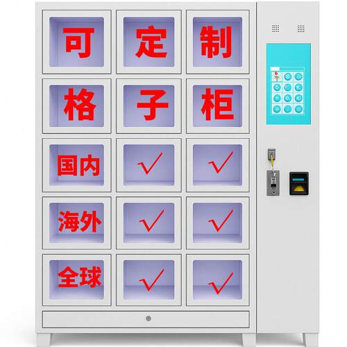 24h格子柜售货机定制智能自助售货机海外商用贩卖机工厂直供