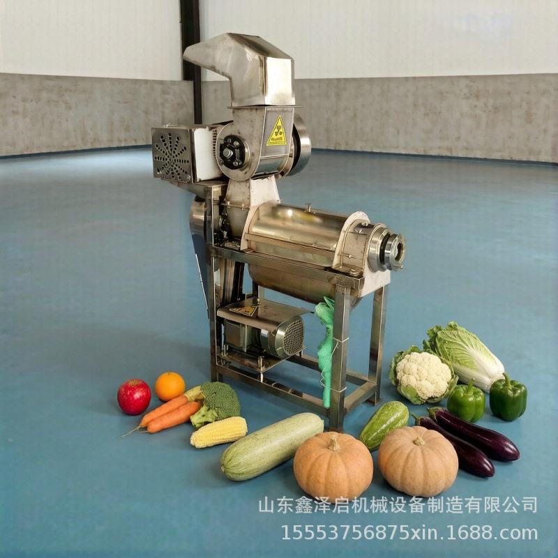 胡萝卜南瓜苹果整个破碎打汁机工业不锈钢榨汁机精铸螺旋渣汁分离