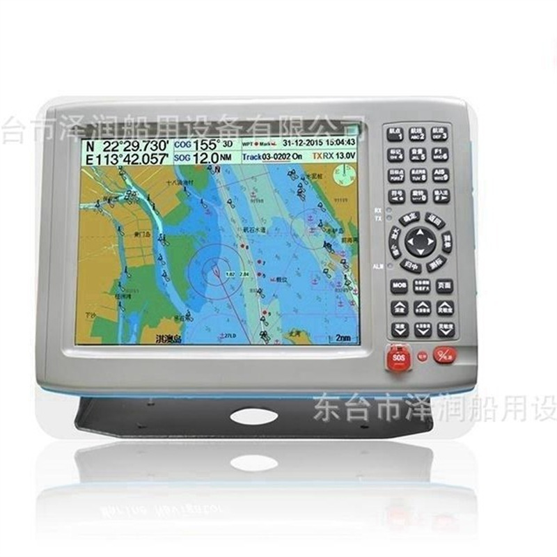 船用四合一探鱼器卫星GPS导航仪AIS避碰渔船海图机