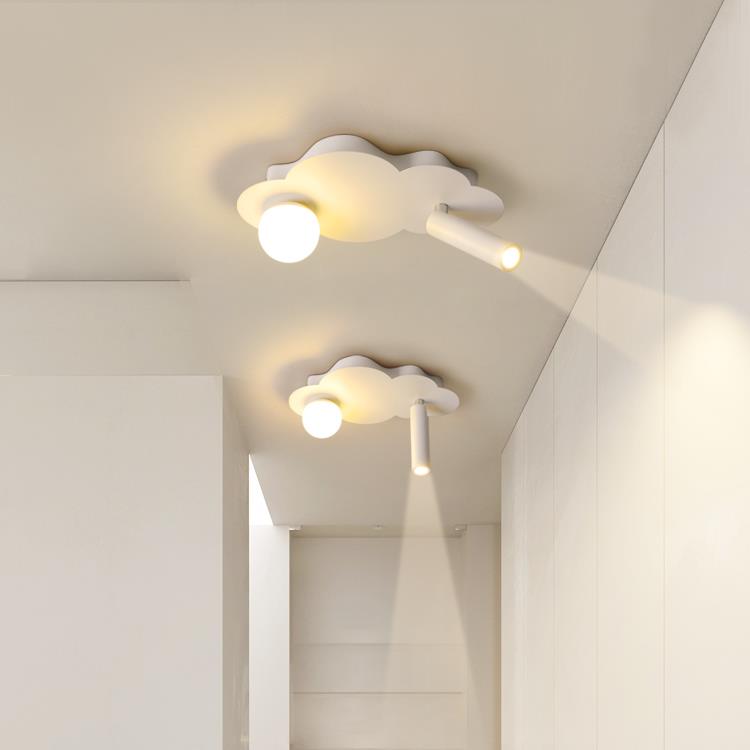 过道灯走廊玄关入户灯简约现代个性带射灯衣帽间楼梯LED小吸顶灯