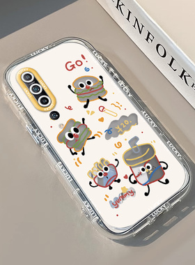 适用小米9手机壳mini10/S硅胶10pro全包小米11软壳11青春版防摔防滑外壳保护套卡通时尚小众透明泡芙壳汉堡