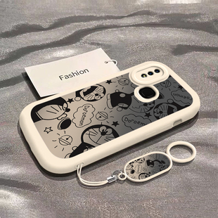 Z5时尚 Z1i硅胶Z1x全包Z3防摔Z3i网红Z3x爆款 Z5i可爱Z5xZ6可爱保护套渐变叮当猫 新款 适用vivoZ1手机壳Z1青春版