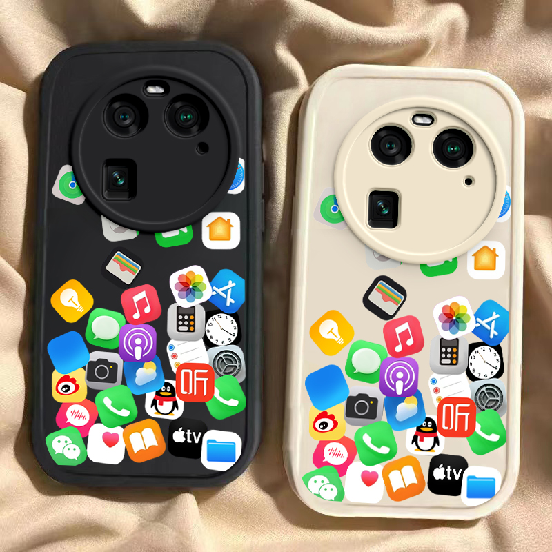 OPPOFindX6硅胶创意情侣手机壳