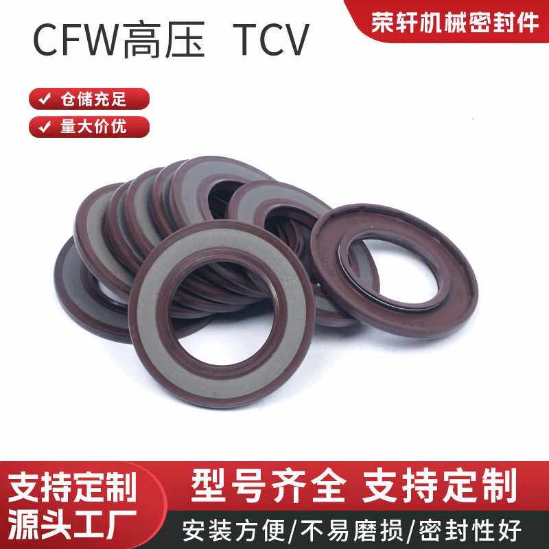CFW高压骨架油封TCV氟胶  铁壳高压机械密封件各种型号
