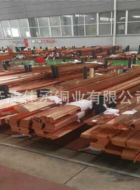 TU1 TU2紫铜排 接地扁铜 镀锡TMY铜母线 高电导率 折弯打孔