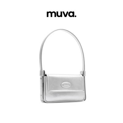 MUVA高级感腋下包 小方包牛皮单肩斜挎包百搭