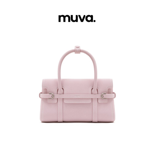 muva复古麂皮手提包轻奢百搭