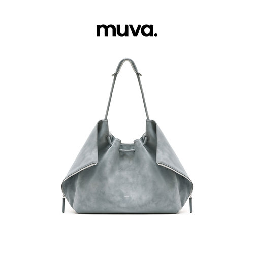 muva海盐灰通勤百搭托特包