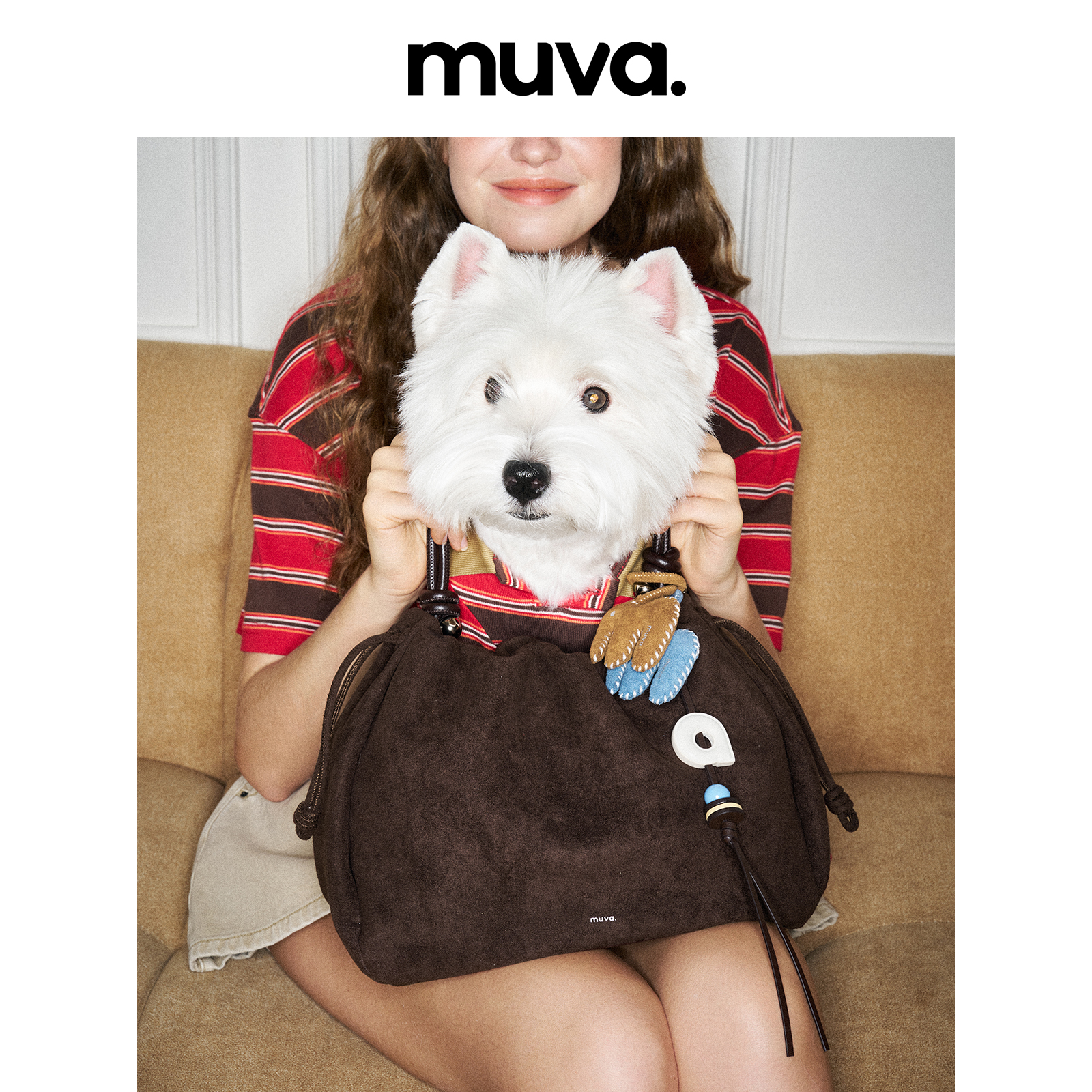 MUVA秋冬大容量通勤单肩包