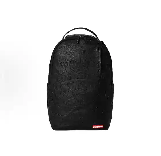 Sprayground Sg Shark Full Print Dark Pattern Shark Mouth Letter Logo Pvc Computer Bag School Bag Backpack