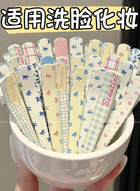 头饰女化妆洗脸无痕发夹边夹侧边一字夹头发夹子刘海夹鸭嘴夹发饰