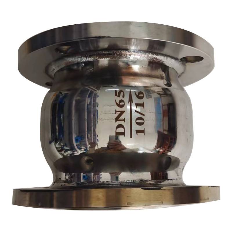 不锈钢消声止回阀法兰立式304材质单向逆止阀 厂家河北HC41X-16P