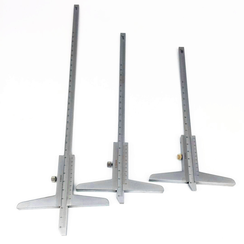 HUOTO 深度尺 游标深度卡尺0-150-200-300MM 高度尺新品特卖