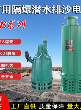 矿用隔爆潜水排沙电泵BQS25-30-5.5/B防爆排污泵660/1140v双电压