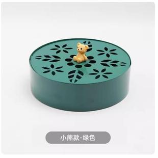 .铁艺蚊香盘托家用神器蚊香架防火防烫带盖大号创意放蚊香盒子香