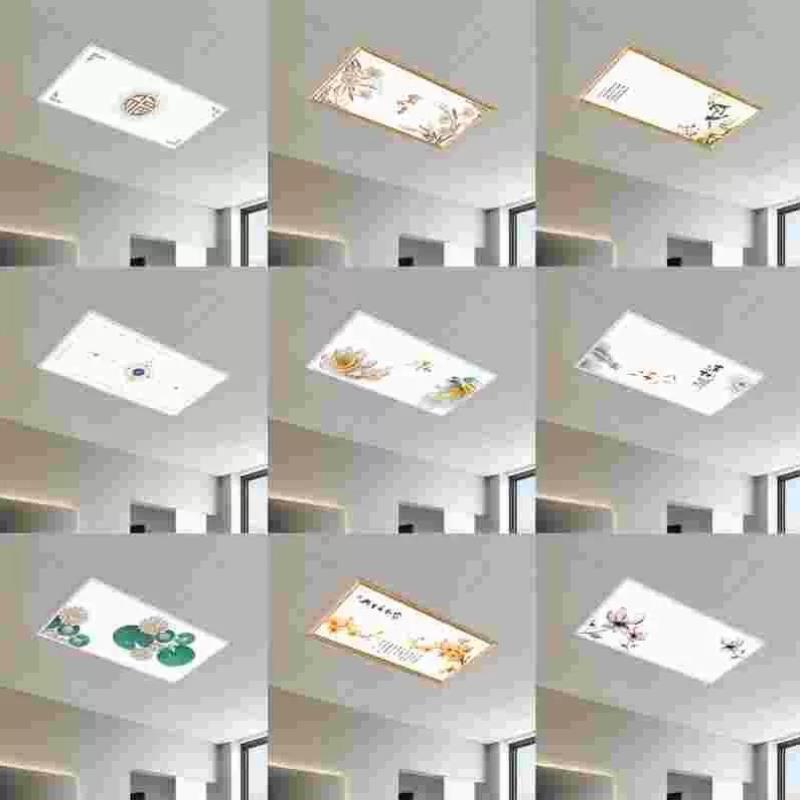 300x600平板灯集成吊顶led灯30x60 厨房卫生间吸顶灯铝扣板嵌入式