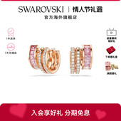 新品 施华洛世奇Connexus大圈耳环同心圆环轻奢配饰情人节礼物