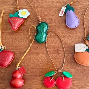 【30号】包包搭子挂件纯手工牛皮挂饰真皮包挂钥匙扣车挂